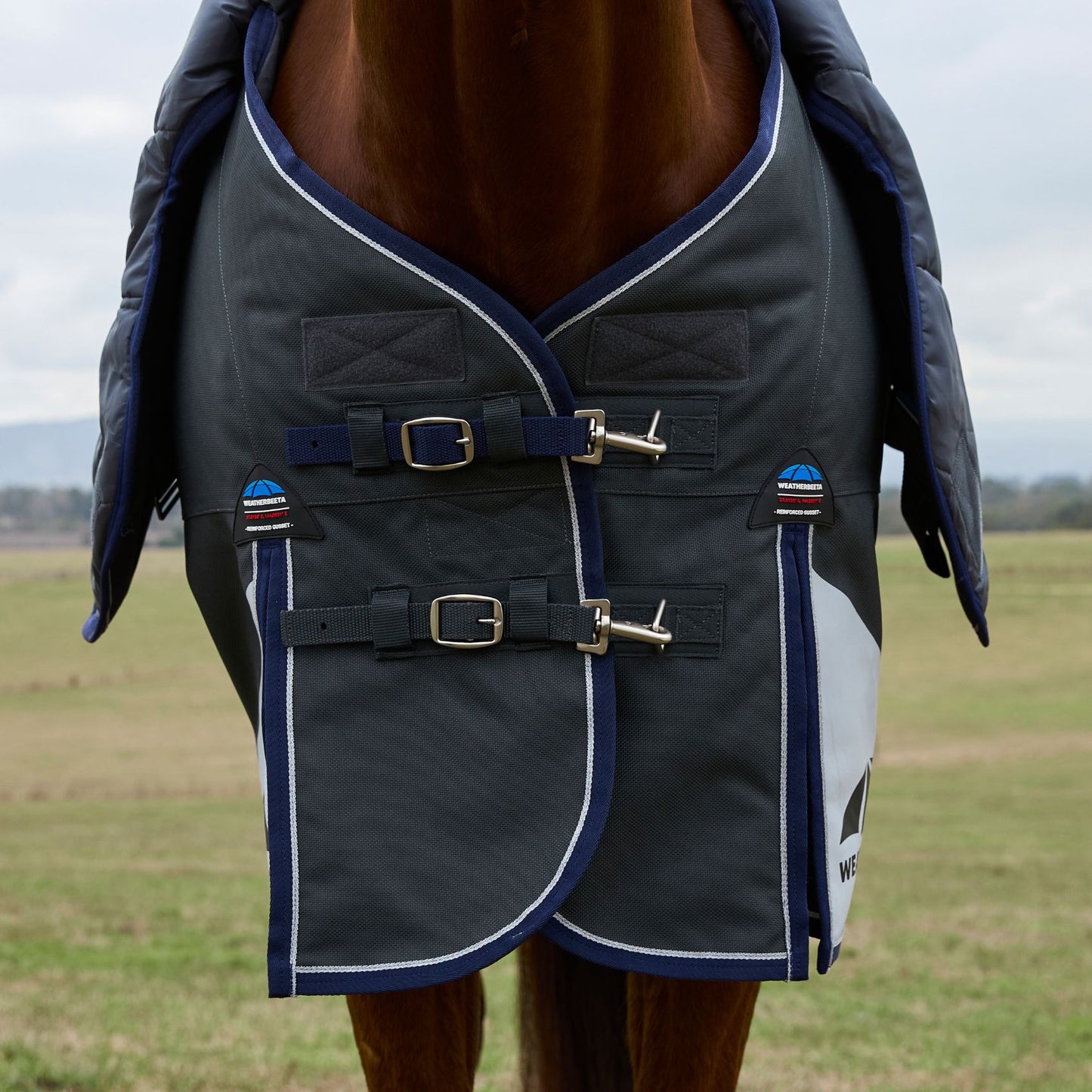 Weatherbeeta ComFiTec Ultra Turnout Detach-A-Neck 100g Charcoal