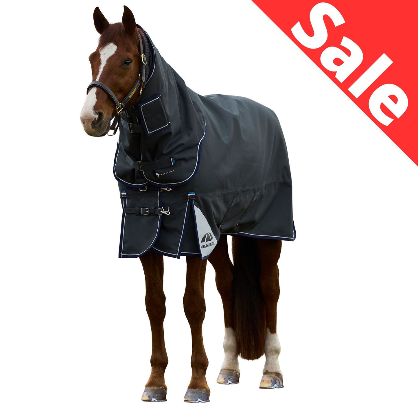 Weatherbeeta ComFiTec Ultra Turnout Detach-A-Neck 100g Charcoal