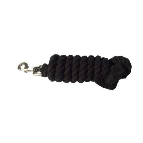 Roma 2m Cotton Lead Rope Black